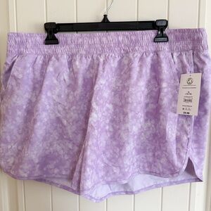 Athletic Works Purple Women's Athletic Shorts